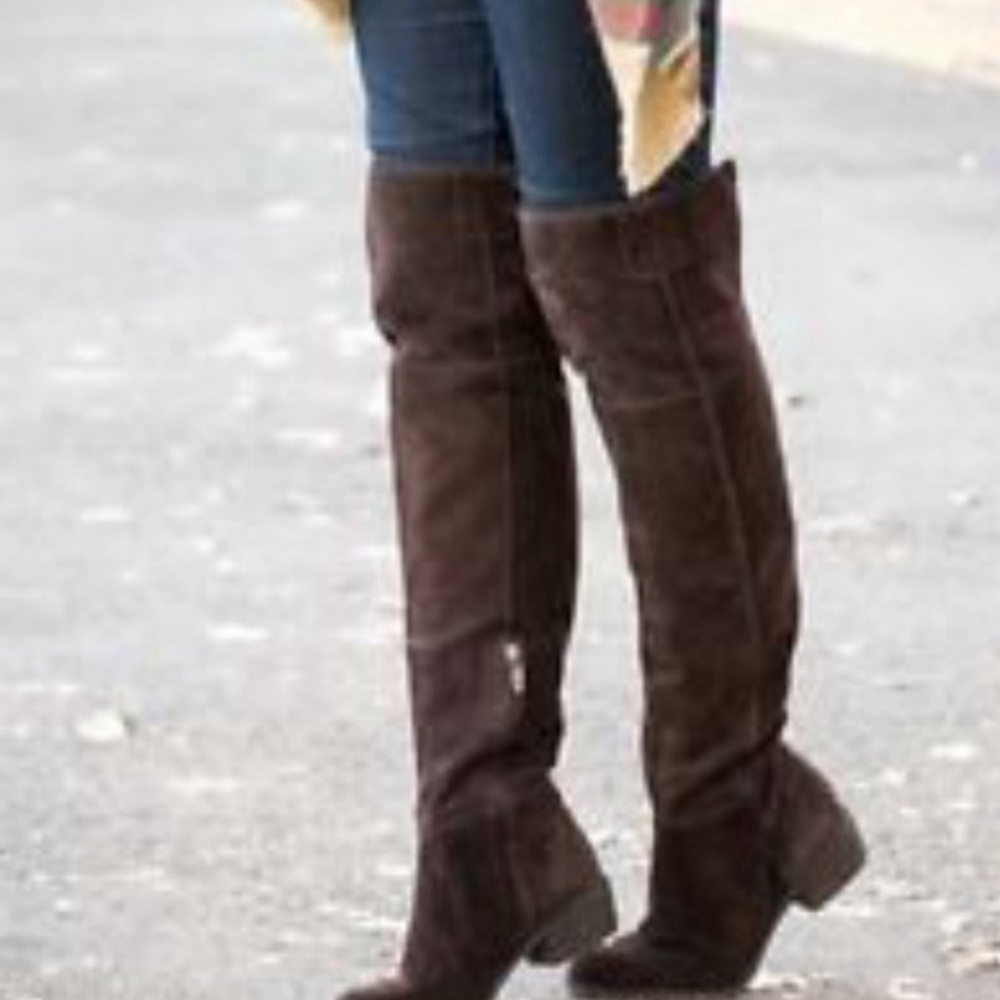 Sam Edelman Johanna Over The Knee boot Brown 7.5 M, same condition!!